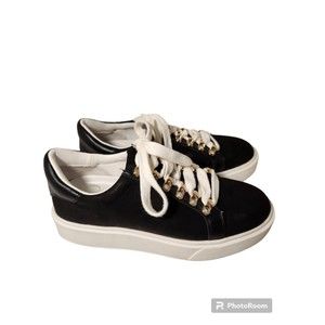 JLO Jennifer Lopez Womens Amitres Sz 7M Lace Up Suede Sneakers